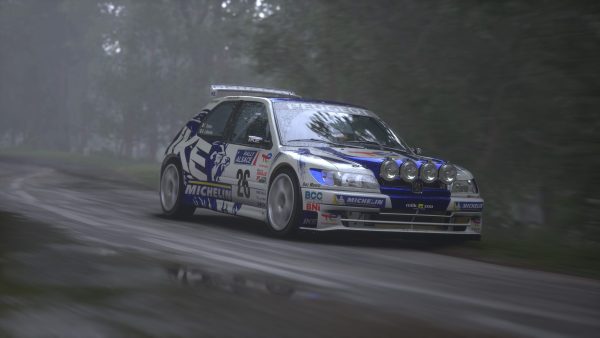 Assetto Corsa Rally Update 0.4 featuring the Subaru Impreza S3 and snow conditions